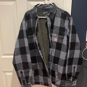 Carhartt Flannel Sherpa-Lined Jacket